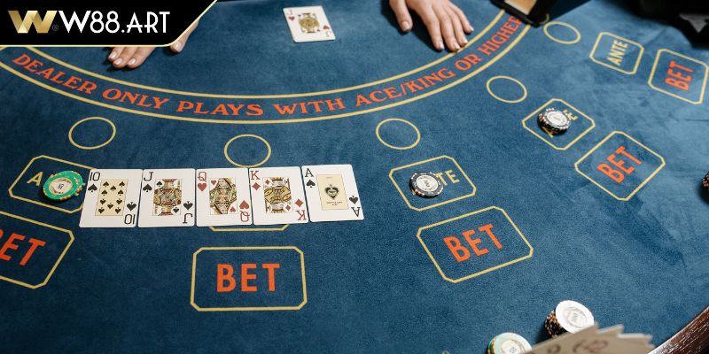 Luật rút bài Baccarat W88