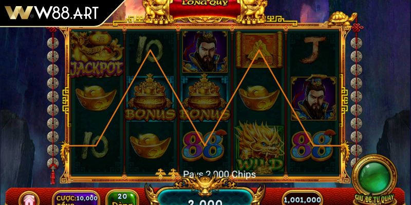 Vòng quay Long Quy Chi Bảo W88