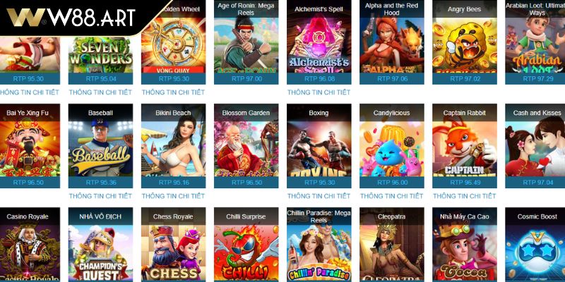 Thông tin chi tiết về nổ hũ JDB W88