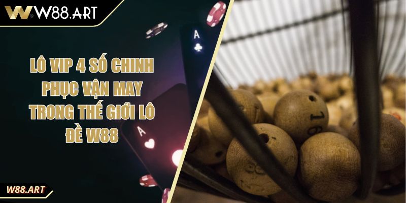 Lô VIP 4 Số Chinh Phục Vận May Trong Thế Giới Lô Đề W88 1 Lô VIP 4 Số Chinh Phục Vận May Trong Thế Giới Lô Đề W88